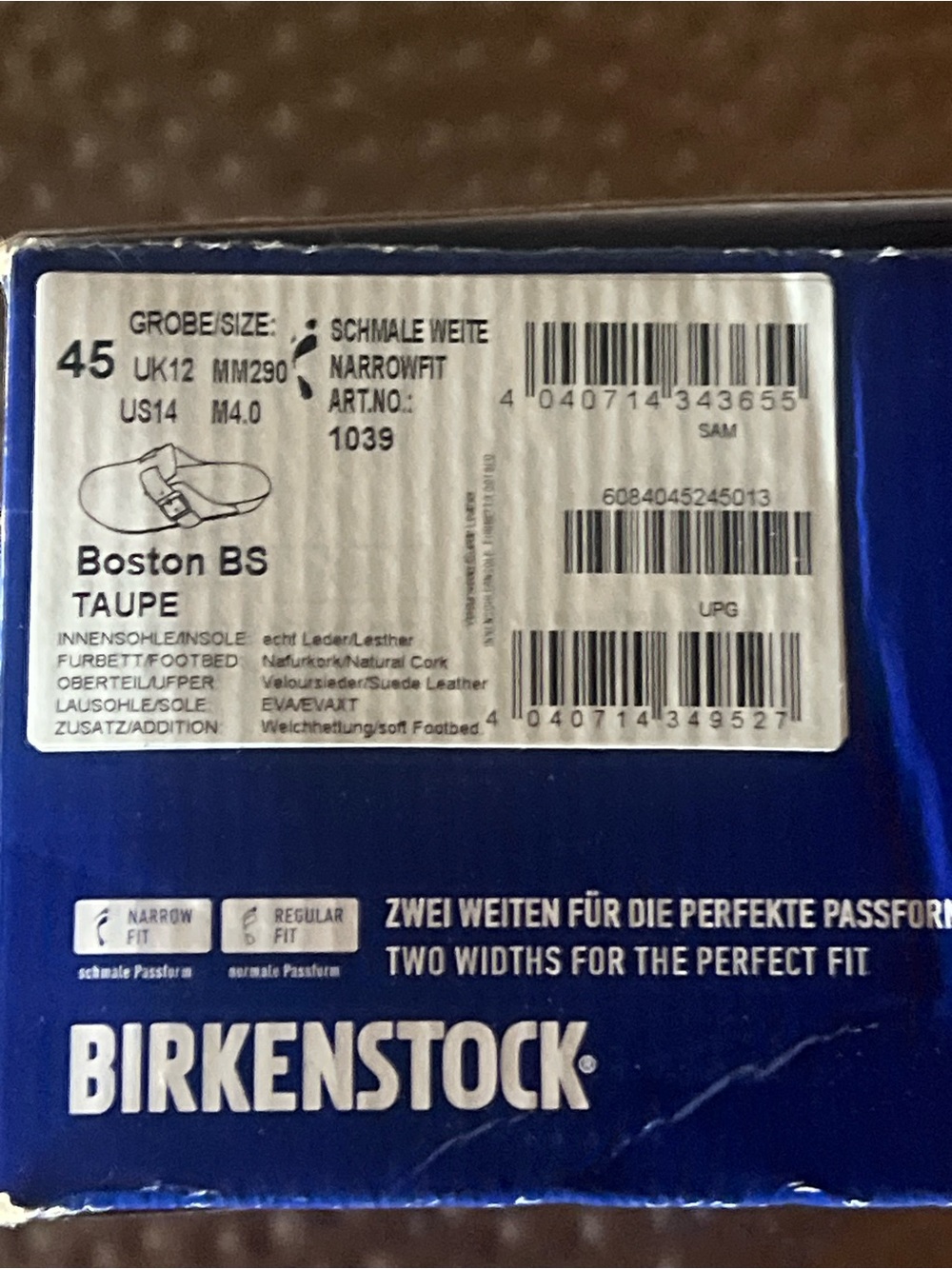 Birkenstock Boston BS Taupe Clog - Brown